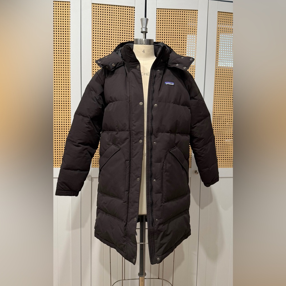 Patagonia Wimen's Doendrift Parka Black Puffer Jacket Coat - Black Size Medium